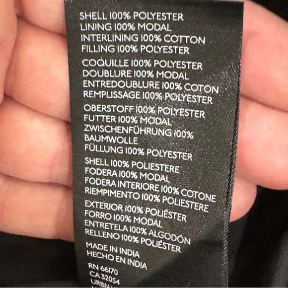 NWT Anthropologie Maeve Quilted Mini Skirt Black Women's Large - Picture 11 of 14